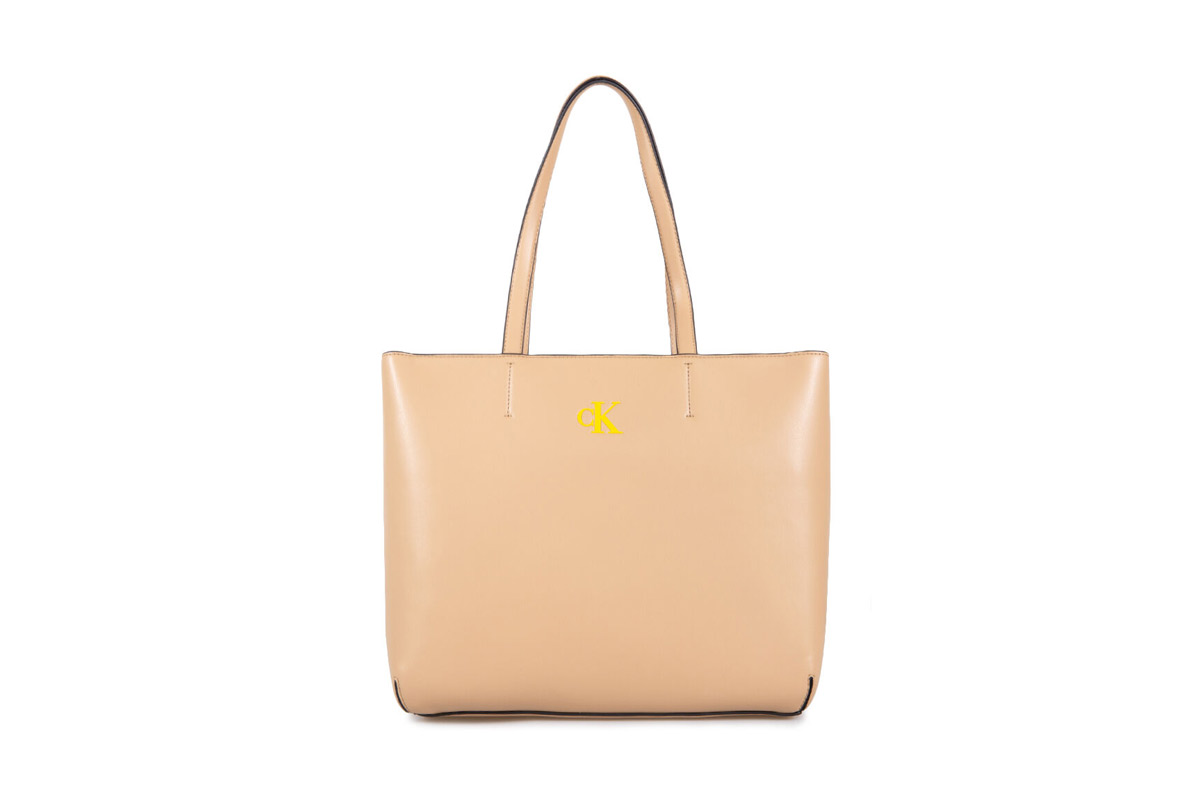 Calvin Klein Sleek Shopper29 Solid Τσάντα (K60K610318 PF2) Καφέ